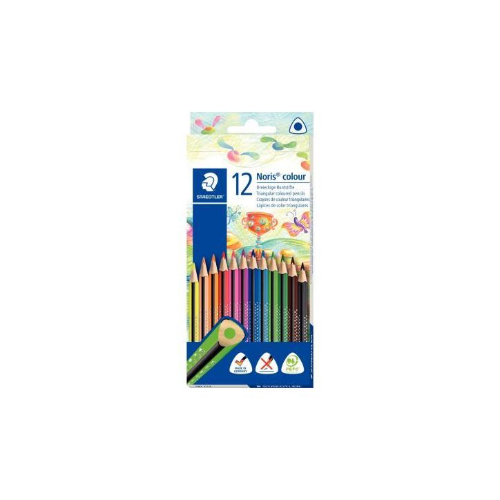 Etui 12 crayons noris colour triangulaire 187C12 NORIS STAEDTLER