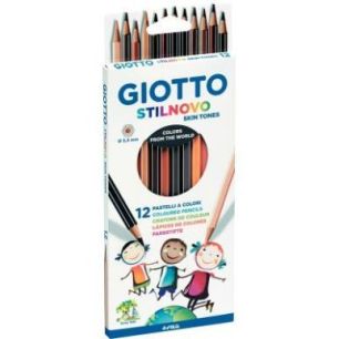 Achetez Etui 12 crayons Stilnovo tons peaux F25740000 STILNOVO GIOTTO pas cher sur Ma Rentrée Scola..