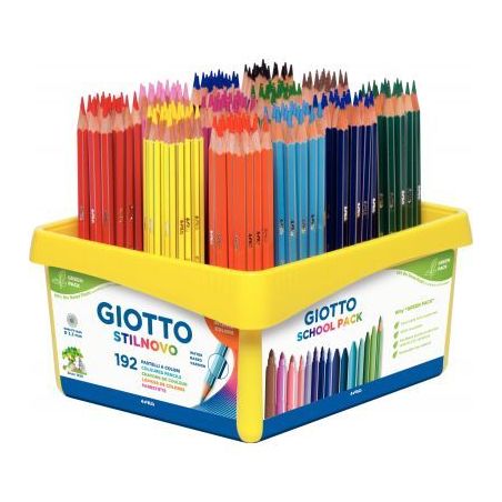 Achetez Classpack de 192 crayons de couleur Stilnovo assortis F52340000 STILNOVO GIOTTO pas cher sur..
