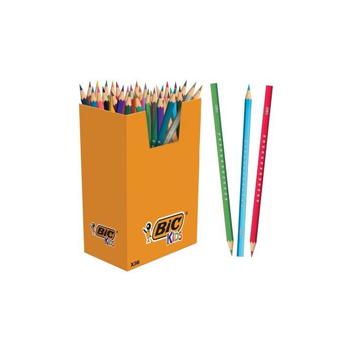 Pot de 60 crayons de couleur Smooth assortis 301908 BIC