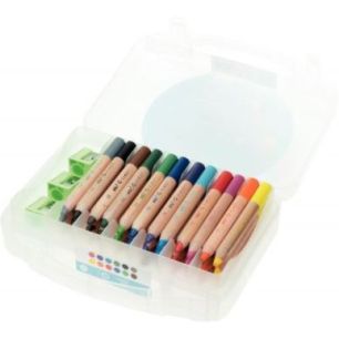 Achetez Boîte de 36 crayons de couleur First + 3 tailles-crayons 1614036 EAGLE KREA pas cher sur Ma..