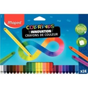 Achetez Pochette de 24 crayons de couleur Color'peps Infinity 861604 MAPED pas cher sur Ma Rentrée ..