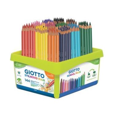 Achetez Schoolpack de 144 crayons de couleur Stinovo Maxi F226400 GIOTTO pas cher sur Ma Rentrée Sc..