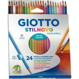 Achetez Etui de 24 crayons de couleurs Stilnovo Aquarellable assortis F25580000 STILNOVO GIOTTO pas ..