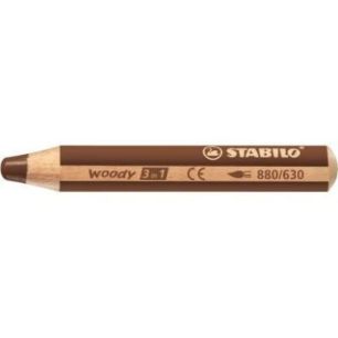 Achetez Crayon de couleur Woody marron 880/630 STABILO pas cher sur Ma Rentrée Scolaire