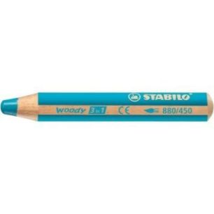 Achetez Crayon de couleur Woody cyan 880/450 STABILO pas cher sur Ma Rentrée Scolaire