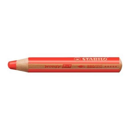 Achetez Crayon de couleur Woody vermillon 880/310 STABILO pas cher sur Ma Rentrée Scolaire