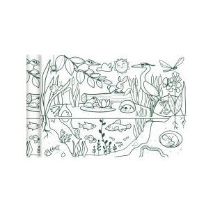 Achetez Rouleau fresque à  colorier thème de l'écosystème GY078 C pas cher sur Ma Rentrée Scol..