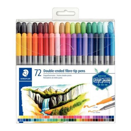 Achetez Étui de 72 feutres double pointe Design Journey 3200 TB72 STAEDTLER pas cher sur Ma Rentré..