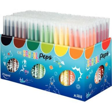 Achetez Classpack de 144 feutres School Peps 845004 MAPED pas cher sur Ma Rentrée Scolaire