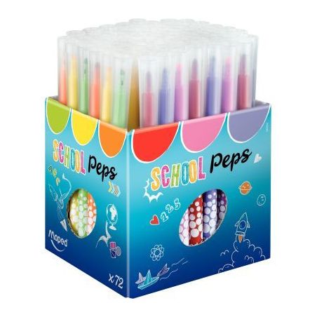 Achetez Pot de 72 feutres School Peps 845000 MAPED pas cher sur Ma Rentrée Scolaire