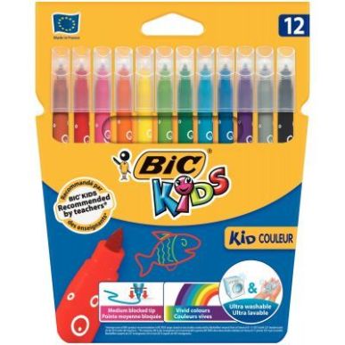 Achetez Lot de 12 pochettes 12 kids couleurs dont 2 gratuits 953052 BIC pas cher sur Ma Rentrée Sco..