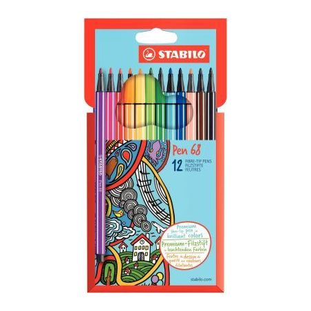 Achetez Etui de 12 feutres Pen 68 6812-7 STABILO pas cher sur Ma Rentrée Scolaire