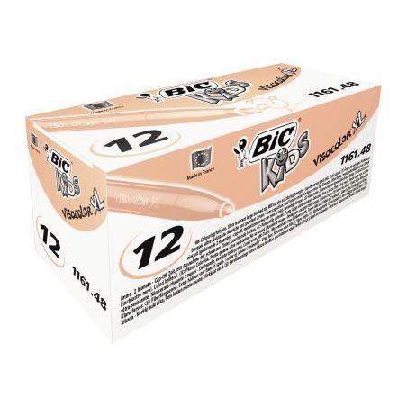 Achetez Boîte de 12 feutres Visacolor 1161 chair 8289904 VISACOLOR BIC pas cher sur Ma Rentrée Sco..