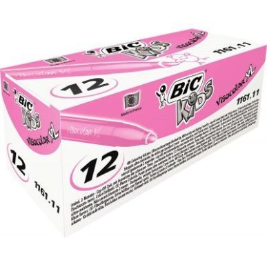 Achetez Boîte de 12 feutres Visacolor 1161 rose 8289874 VISACOLOR BIC pas cher sur Ma Rentrée Scol..