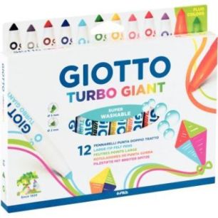 Achetez Etui de 12 feutres Giotto Turbo Giant F432000 GIOTTO pas cher sur Ma Rentrée Scolaire