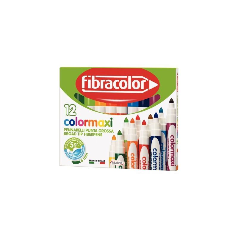 Achetez Etui de 12 feutres Colormaxi pointe large 10640SW012SC pas cher sur Ma Rentrée Scolaire