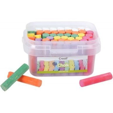Achetez Seau de 50 craies de trottoir  assortis 06000 CREALL pas cher sur Ma Rentrée Scolaire