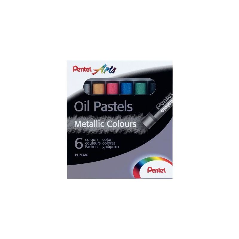 Achetez Pack de 6 pastels métallique PHN-M6 PENTEL pas cher sur Ma Rentrée Scolaire