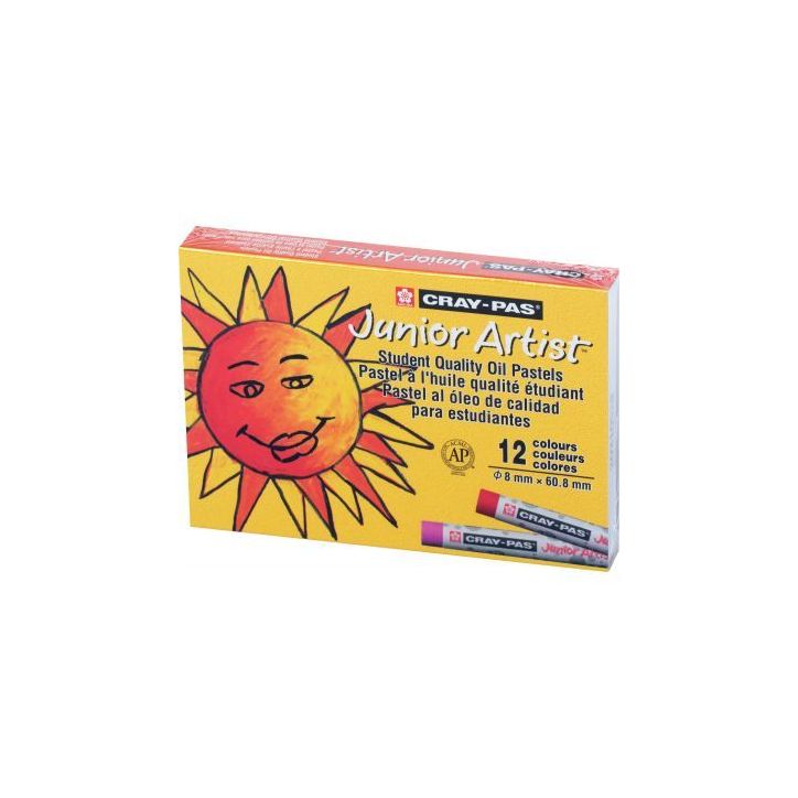 Boîte de 12 pastels Cray-pas Junior Artist assorties N XEP12RT CRAY-PAS