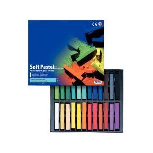 Achetez Boite de 24 craies pastels sec carré assorties MP24 pas cher sur Ma Rentrée Scolaire