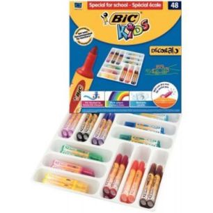 Achetez Classpack de 48 feutres Décoloralo 8878322 BIC KIDS BIC pas cher sur Ma Rentrée Scolaire
