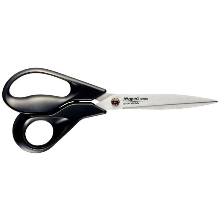 MAPED Blister d'1 paire de ciseaux ADVANCED GREEN 21cm asymétriques