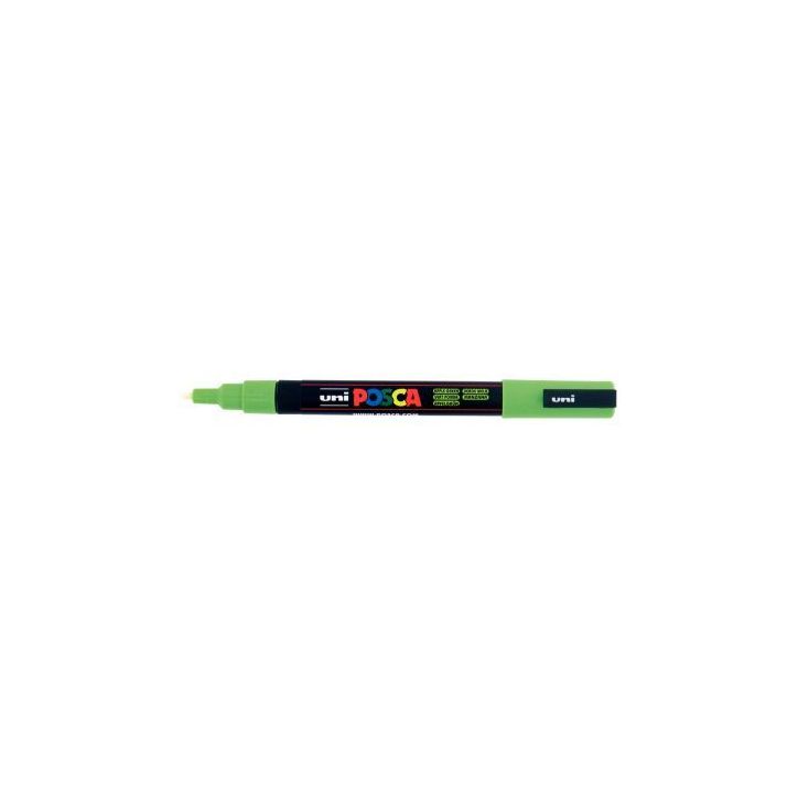 Marqueur pointe fine conique vert pomme PC3M VP POSCA UNIBALL