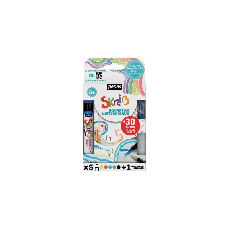 Achetez Set de 5 marqueurs gouache + 1 marqueur aquabrush assortis 604121 PEBEO pas cher sur Ma Rent.. Achetez Set de 5 marqueurs gouache + 1 marqueur aquabrush assortis 604121 PEBEO pas cher sur Ma Rent..
