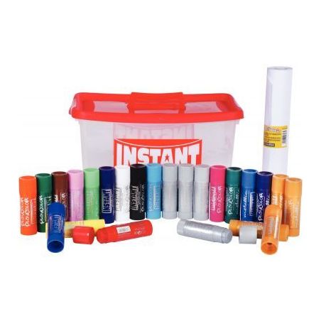 Achetez Kit de 24 sticks PLAYCOLOR 40g assortis + 1 rouleau de papier adhésif 400700 PLAYCOLOR pas ..