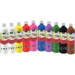 Achetez Lot de 10 flacons 1L de gouache PRIMACOLOR, couleurs assorties 075299 PRIMA COLO PEBEO pas c..