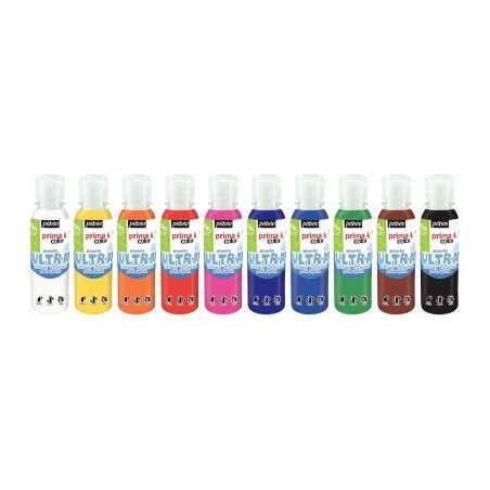 Achetez Lot de 10 flacons 150 ml de gouache liquide ultra lavable Primacolor 075330 PRIMA COLO PEBEO..