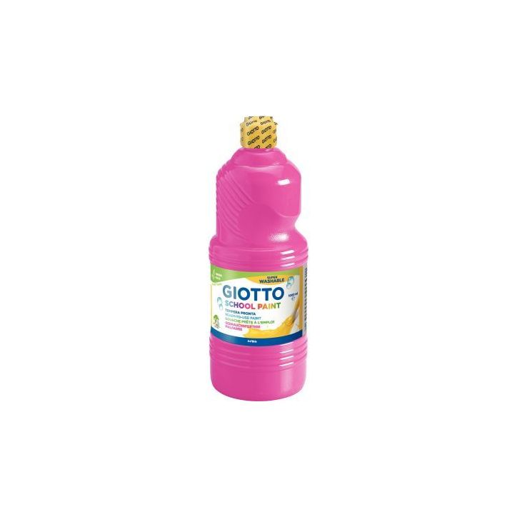 Flacon de 1 Litre de gouache liquide lavable GIOTTO magenta F535510 GIOTTO