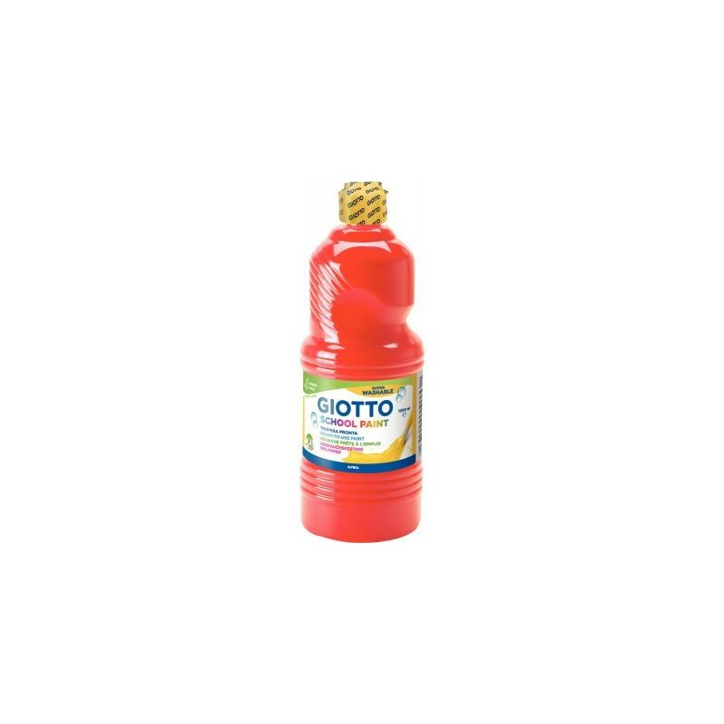 Achetez Flacon de 1 Litre de gouache liquide lavable GIOTTO rouge F535508 GIOTTO pas cher sur Ma Ren..