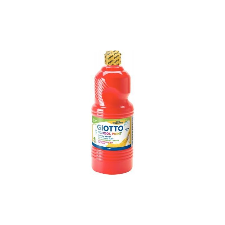 Flacon de 1 Litre de gouache liquide lavable GIOTTO rouge F535508 GIOTTO
