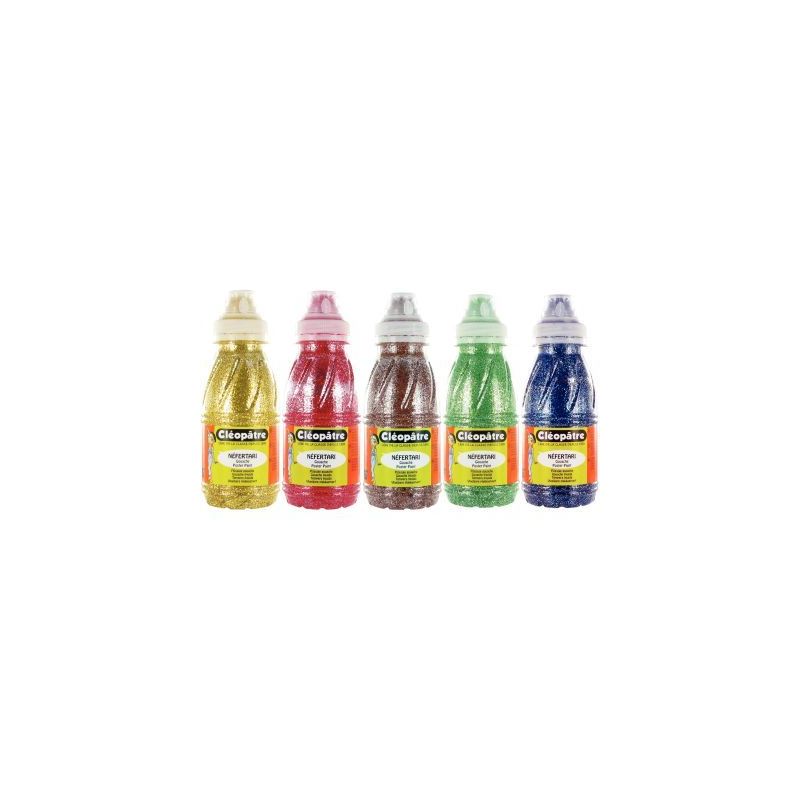 Achetez Lot de 5 flacons 250ml de peinture pailletée, assortiment 2 PP250X5B CLEOPATRE pas cher sur.. Achetez Lot de 5 flacons 250ml de peinture pailletée, assortiment 2 PP250X5B CLEOPATRE pas cher sur..