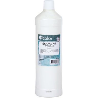 Achetez Flacon 1 litre de gouache liquide économique O'COLOR blanc 07873 O'COLOR pas cher sur Ma Re..