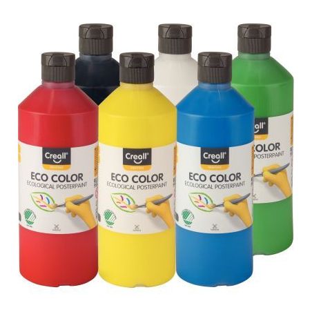 Achetez Carton de 6 flacons 500ml de gouache biologique Creall Eco Color 32231 CREALL pas cher sur M..