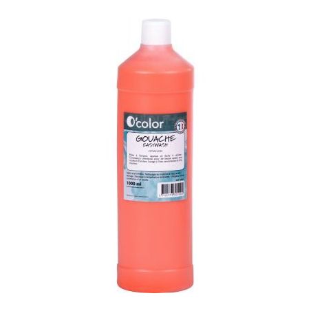 Achetez Flacon 1 litre de gouache liquide économique O'COLOR orange 07878 O'COLOR pas cher sur Ma R..