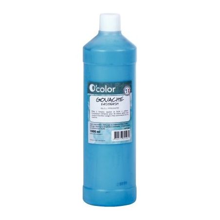 Achetez Flacon 1 litre de gouache liquide économique O'COLOR cyan 07875 O'COLOR pas cher sur Ma Ren..