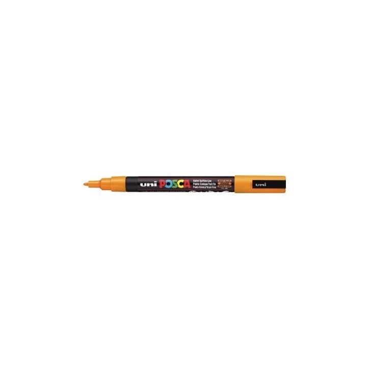 Marqueur pointe fine conique orange PC3M O POSCA UNIBALL