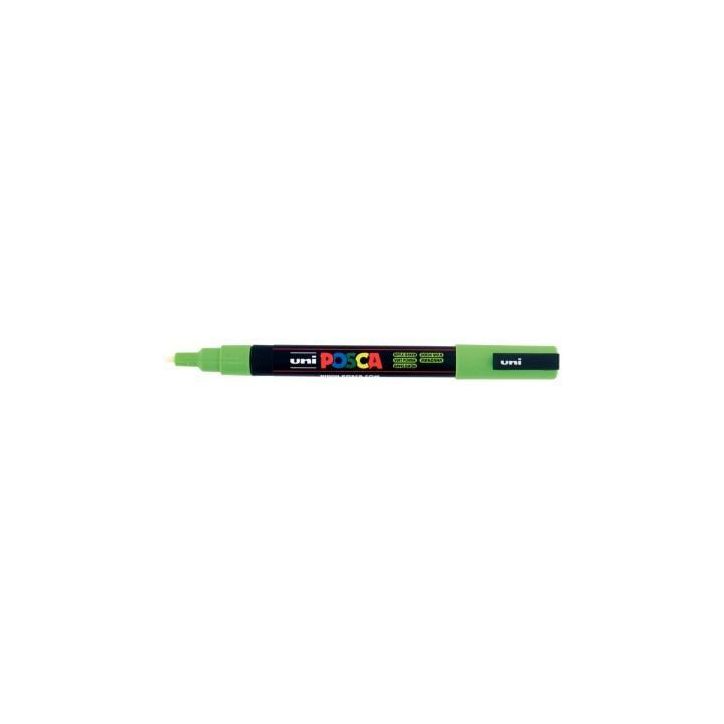 Marqueur pointe fine conique vert pomme PC3M VP POSCA UNIBALL