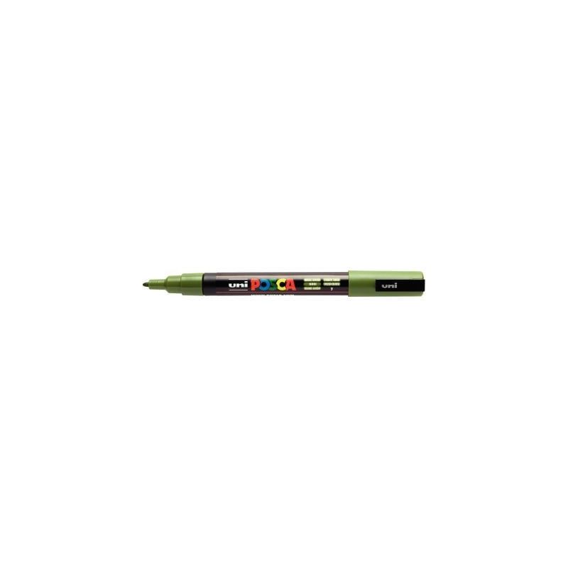 Achetez Marqueur pointe fine conique vert kaki PC3M VK POSCA UNIBALL pas cher sur Ma Rentrée Scolai.. Achetez Marqueur pointe fine conique vert kaki PC3M VK POSCA UNIBALL pas cher sur Ma Rentrée Scolai..