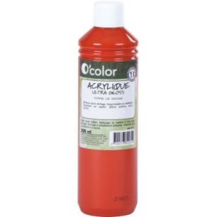 Achetez Flacon 500ml de peinture acrylique O'COLOR, terre de sienne 0231 O'COLOR pas cher sur Ma Ren..