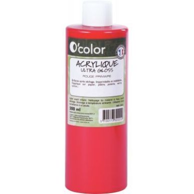 Achetez Flacon 500ml de peinture acrylique O'COLOR, magenta ACR500PETRP_00/28526 O'COLOR pas cher su..