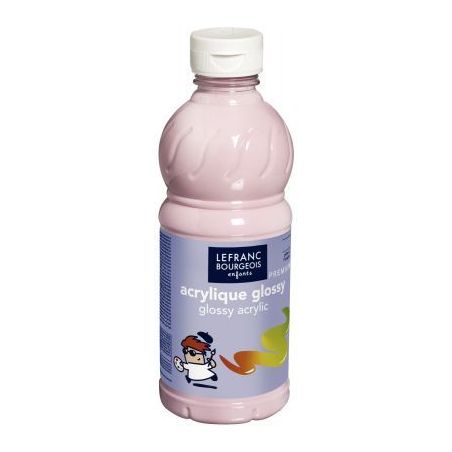 Achetez Flacon 500ml d'acrylique Glossy Lefranc Bourgeois, rose bonbon 188145 COLOR AND  LEFRANC & B..