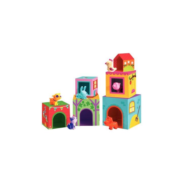 Pyramide 6 cubes Topanifarm DJ09108 DJECO