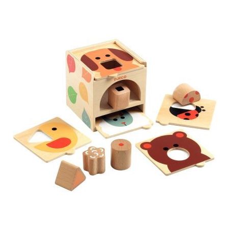 Achetez Boite à formes Box Basic en bois DJ06219 DJECO pas cher sur Ma Rentrée Scolaire