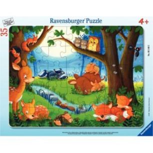 Achetez Puzzle à cadre 35 pièces, les animaux de la forêt 00005146 RAVENSBURGER pas cher sur Ma R..