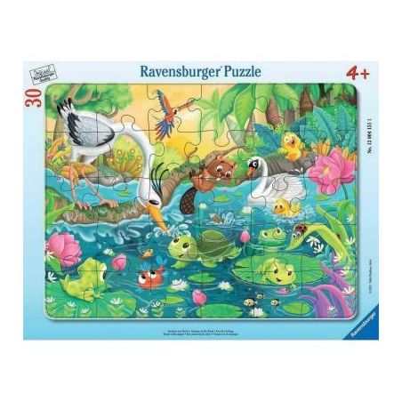 Achetez Puzzle à cadre de 30 pièces, un été à l'étang 12004151 RAVENSBURGER pas cher sur Ma Re..
